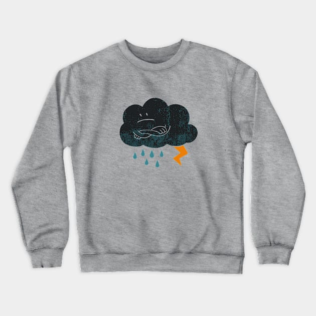 Sombre Weather Crewneck Sweatshirt by Thepapercrane